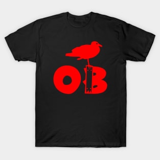 Ocean Beach Stumpy Red T-Shirt